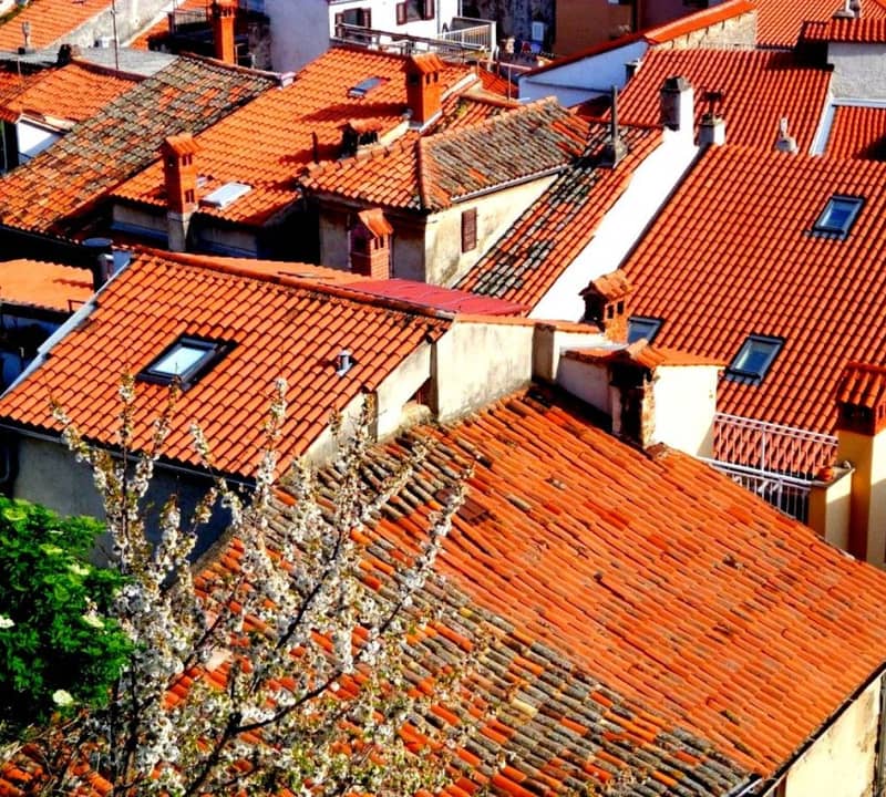 Vue panoramique des toitures bordelaises, zone d'intervention de NETOIT 33